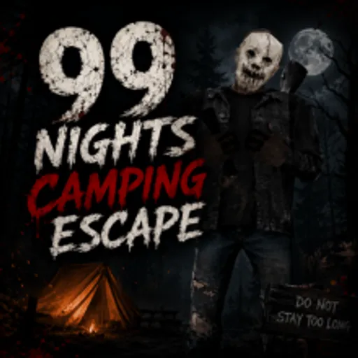 99 Nights Camping Escape - Play now on funclicker.app