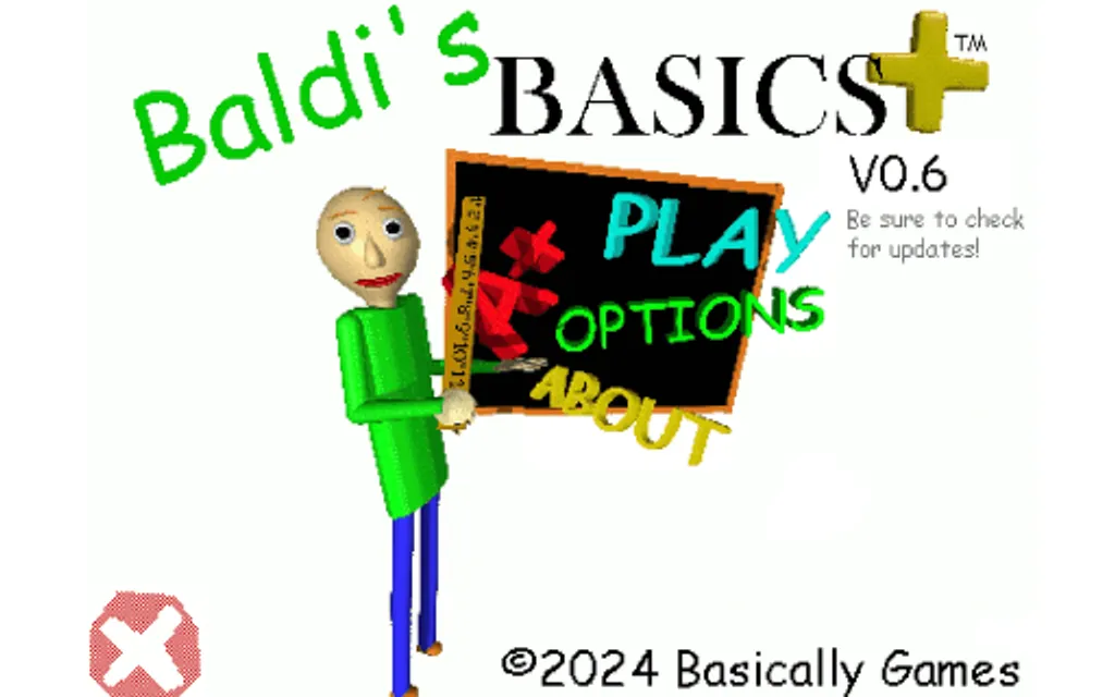 Baldi’s Basics plus 0.6 Preview - Play Online on funclicker.app