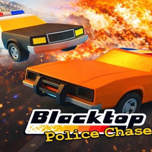 Blacktop Police Chase - Play now on funclicker.app