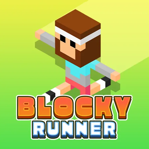 Blocky Runner - Play now on funclicker.app