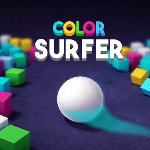 Color Surfer - Play now on funclicker.app
