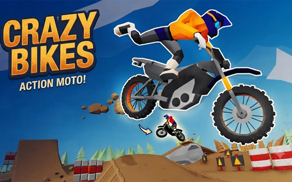 Crazy Bikes - Unblocked Flash Game Alternative | funclicker.app Crazy Bikes Preview - Play Online on funclicker.app