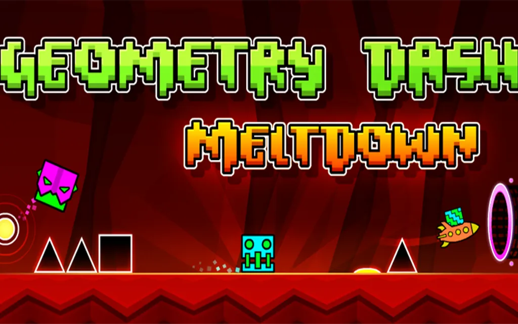Geometry Dash Meltdown - Unblocked Flash Game Alternative | funclicker.app Geometry Dash Meltdown Preview - Play Online on funclicker.app