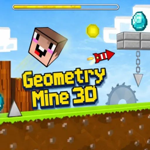 Geometry Mine 3D - Play on funclicker.app