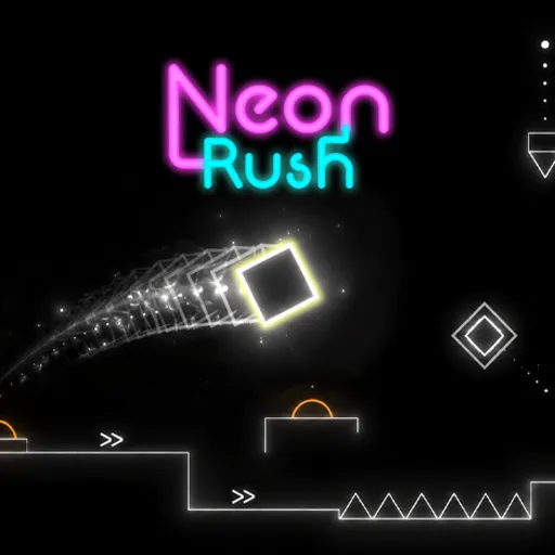Neon Rush - Play now on funclicker.app