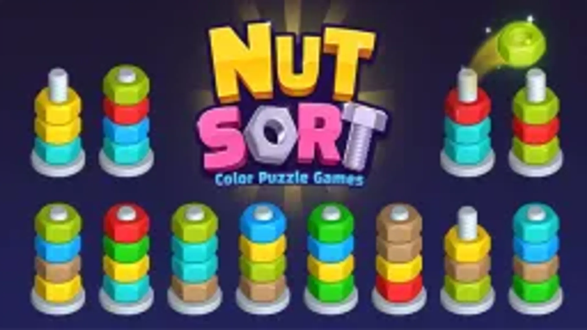 Nut Sort: Color Sorting Game - Brain Train | funclicker.app
