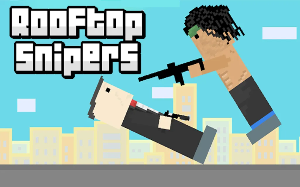 Rooftop Snipers - Unblocked Flash Game Alternative | funclicker.app Rooftop Snipers Preview - Play Online on funclicker.app