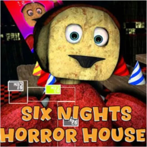 Six Nights at Horror House - Play now on funclicker.app