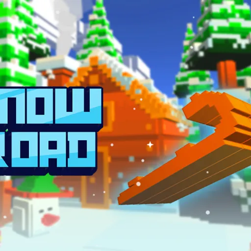 Snow Road - Play now on funclicker.app