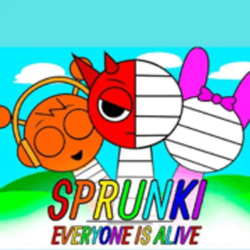Sprunki But Everyone Is Alive Thumbnail - Play now on funclicker.app